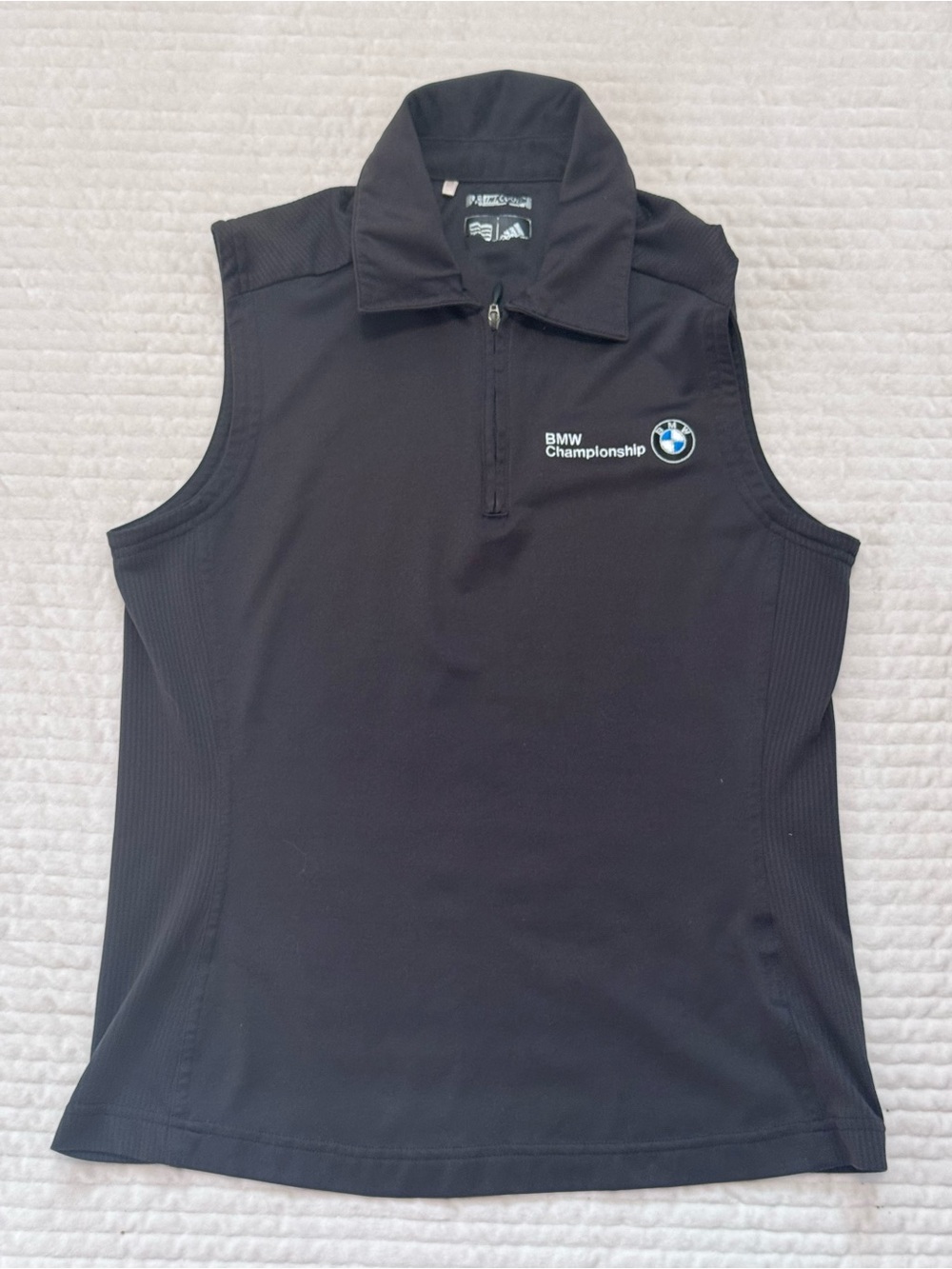 Adidas ClimaCool BMW Championship Black Sleeveless Golf Top